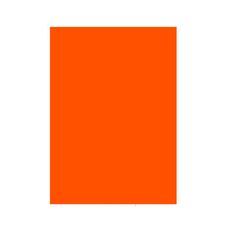 Papel A4 Colorset Laranja 50 Folhas - Baag