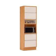 Paneleiro 1 Nicho Itatiaia Lisboa 3 Portas e 1 Gaveta Off White