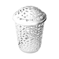 Cesto de Roupas Telado 25 Litros Branco - Arca Plast