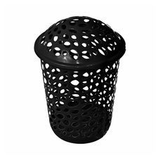 Cesto de Roupas Telado 25 Litros Preto - Arca Plast