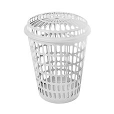 Cesto de Roupas Telado 60 Litros Branco - Arca Plast