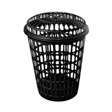 Cesto de Roupas Telado 60 Litros Preto - Arca Plast