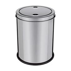 Lixeira com Tampa Basculante Inox 5L - Euro Home