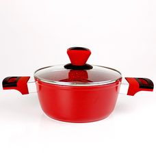 Panela StoneChef Ruby Tampa de Vidro 18cm - MaxChef