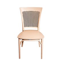 Cadeira Robust Palhinha Cinza/Nude - Forte Plástico