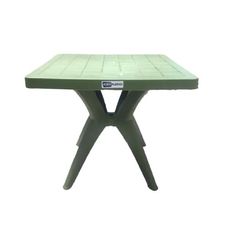 Mesa Quadrada de Plástico Nature Pé X Verde - Forte Plástico