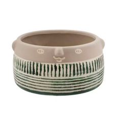 Vaso Decorativo Cachepot de Dolomita Faces 15,5cm Sortido - Lyor