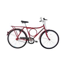 Bicicleta Aro 26 Houston Super Forte Vb Freio V-Brake Vermelho Sun