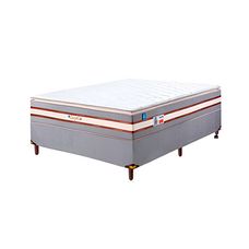 Cama Box Casal Confort In Brown 138x188 - Sonos