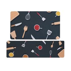 Jogo de Tapetes Para Cozinha 2 Peças CM0004 - Mundiart