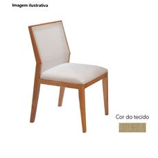 Cadeira Malta Tecido 200 B Cinamomo Plus Com Tela Emborrachada - Móveis Rafana