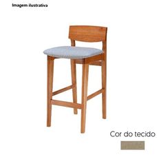 Banqueta Nature Tecido 250 B Cinamomo Plus - Móveis Rafana