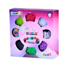 Kit Pulseira de Elástco #EuQFiz Alphabeads Ezbandz - I9 Brinquedos