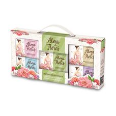 Estojo Com 5 Sabonetes Alma de Flores 130g Cada - Memphis