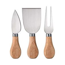 Conjunto Para Queijo 3 Peças Euro Design Cheese Set QUE5555