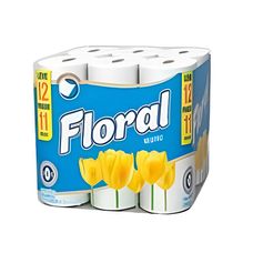 Papel Higiênico Folha Simples Floral 30mt Neutro Leve 12 Pague 11
