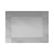 Lugar Americano 45x30cm Textilene Colore Prata - Uzoo