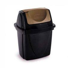 Lixeira de Plástico Ecoblack Basculante 4,9L - Plasútil