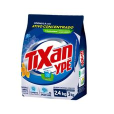 Lava Roupas em Pó Tixan Ypê Primavera Sachê 2,4kg
