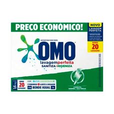 Detergente em Pó Omo Lavagem Perfeita Sanitiza & Higieniza 1,6kg