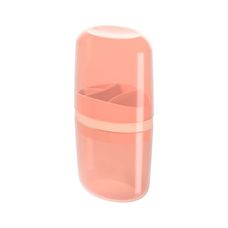 Porta Escova com Tampa Bulky Rosa Blush - Coza