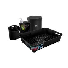 Kit Organizando Sua Pia Preto - Coza