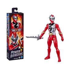 Boneco Power Rangers Dino Fury Ranger Red F2961 - Hasbro