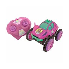 Carro de Controle Remoto Glamour Flip da Barbie - Candide