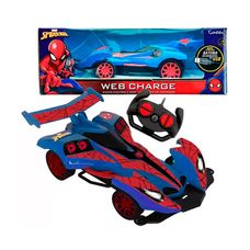 Carro de Controle Remoto Spider Man Web Charge 7 Funções - Candide