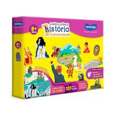 Quebra-Cabeça Grandão História da Humanidade 120 Peças - Toyster