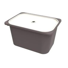 Caixa Organizadora Média Huya Cinza Mushroom - I’m In