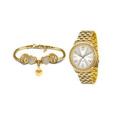 Kit Relógio Lince Feminino Dourado LRG4338L KT03S2KX