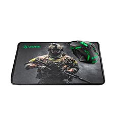 Kit Gamer Xzone Mouse e Mousepad GTC-03 Preto