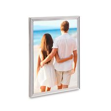 Porta Retrato em Metal 20x25 Prata 11261 - Mart