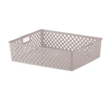 Cesto Organizador Quadratta Creme 34x27x9cm - Paramount