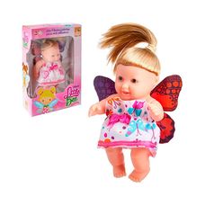 Boneca Fadinha Branca Com Cabelo - Bee Toys