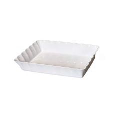 Travessa Retangular Canelatta Le Chef Branca 6,5x30,5x22cm - Paramount