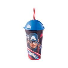 Copo Shake Capitão América 500ml - Plasútil