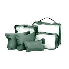 Kit Organizador Para Mala Travel Cinza Claro Com 6 Peças - Mai Home