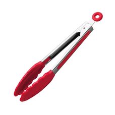 Pegador de Silicone Vermelho Cabo Inox 23cm - Hercules