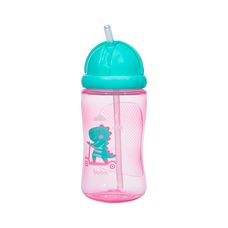 Garrafinha Dino Patinete Rosa 340ml - Buba