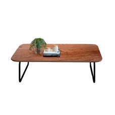 Mesa de Centro Roma Cinamono/Preto Fosco - Tubulares Paonanda