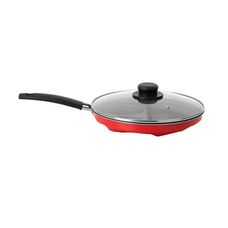 Frigideira Para 4 Ovos Poché Aluminio Antiaderente Vermelha - Multiflon