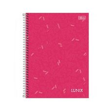Caderno Espiral Universitário Capa Dura 16x1 Lunix 256 Folhas - Tilibra - Capas Sortidas