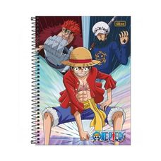 Caderno Espiral Universitário Capa Dura 10x1 One Piece 160 Folhas - Tilibra - Capas Sortidas