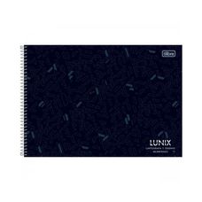Caderno Cartografia e Desenho Espiral Milimetrado Capa Dura Lunix 60 Folhas - Tilibra - Capas Sortidas