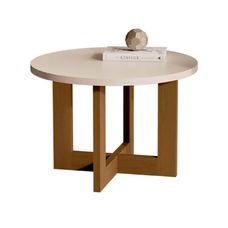 Mesa de Centro JB 8001 Luxo Pérola/Nature - JB Bechara