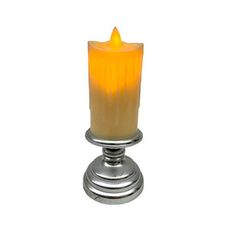 Vela Castiçal de Plástico Elétrica 15cm - Comercial Carvalho