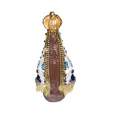 Escultura Nossa Senhora Estlizada Com Strass 15cm - Comercial Carvalho