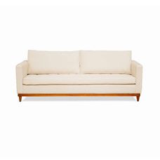 Sofá Caymmi 240cm Linho Leve Bege - Domarco Estofados